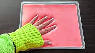Pink Oobleck ASMR - Oddly Satisfying Relaxing & Calming