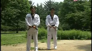 Taekwondo Step by Step Ep080 Taegeuk 5 Jang Oreun apgubi area-makk 오른 앞굽이 아래 막기