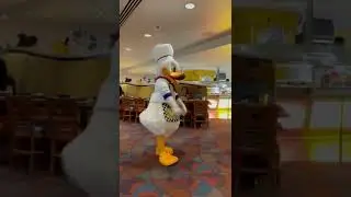 Donald at Chef Mickey&rsquo;s