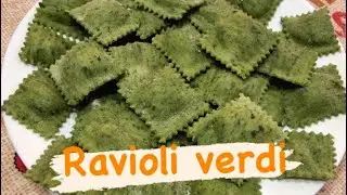 RAVIOLI DI MAGRO VERDI con spinaci e ricotta ricetta vegetariana