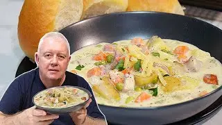 Chunky, Cheesy, and 100% Real &ndash; The Ultimate Ham & Veggie Chowder / Soup &ndash; No Cans, Just Comfort!