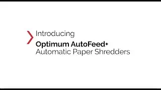 Rexel Optimum Automatic Cross Cut Paper Shredders - Full Product Video (EN)