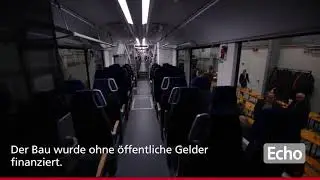Neue Schienenfahrzeug-Wartungshalle der Odenwaldbahn