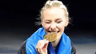 🥇 Nina Petrykina  💐 European Champion ❗️loena Hendrickx second .. Trusova, Kostornaia, Valieva.. 