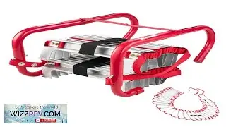 VEVOR Fire Escape Ladder 5 6 Story 50FT Retractable Emergency Fire Ladder Lightweight