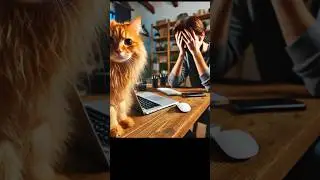 Как помогают котики #cat #catfunny #funny #смешнойкот #юмор #приколыскотами #meowtime