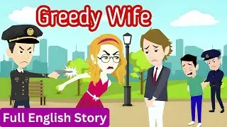 Greedy Wife Full Series | Animated Story | English Story | English Conversation | Learn English