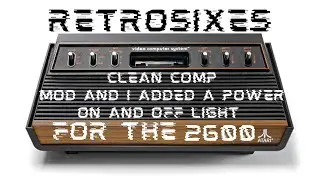 PART 2 CLEAN COMP AV MOD FROM RETROSIX FOR THE LIGHT SIXER #atari #retro #retrogames