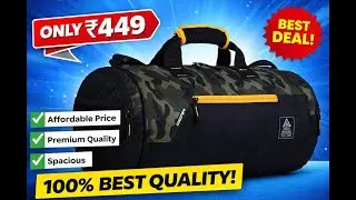 BEST QUALITY BAG UNDER 500 RUPEES | LIFE TIME USE | TRAVEL AND GYM