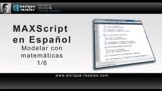 MAXScript tutorials. Procedural Modeling 1/6 (Spanish)