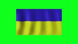 🇺🇦 Ukraine Flag Animation | Green Screen | No Copyright 🎬
