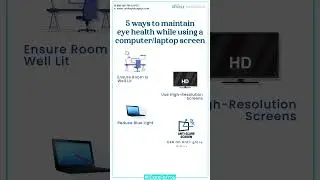 5 ways to maintain eye health while using a computer/laptop screen
