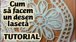CUM SA FACEM UN DESEN LASETA 107 / COME FARE UN DISEGNO MACRAME RUMENO