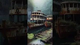 abandoned places in forest watar shiip #explore #abandoned #scary #shorts