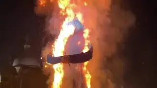 Padova, il Falò della Befana in Prato della Valle