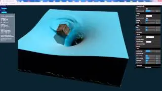 Rigid Body Collision With Terrain And Two-Way Coupling With Water