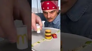 Ваш Mini Big Mac Meal с картофелем фри и кока-колой, сэр😎🍟🍔&hearts;️|Модные рестораны будут похожи|