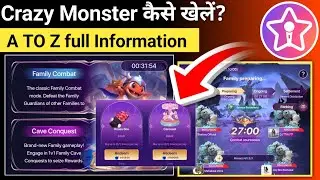 Starmaker Crazy monster kaise khele| how to play crazy monster in starmaker| starmaker family battle