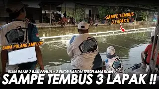 SATU EMPANG PADA TERIAKIN GEMBUL !! 2 BAK PENUH IKAN RAME + 2 BABON BAWA PULANG AMPLOP || Am#651