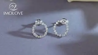 Moissanite Earrings &ndash; Radiant Sparkle for Every Moment | IMOLOVE