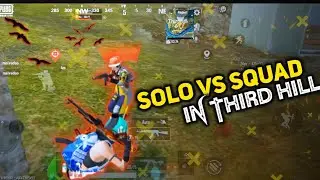 SOLO VS SQUAD IN THIRD HILL PUBGLITE MONTAGE🥰, @manishboltebhai