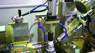 PLC+CNC Piston Line : OP#50 Index Type Oil Holes Drilling MD 70V