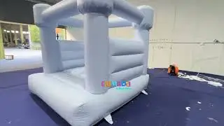 Commercial Toddler Jumper Bouncing Castle Inflatable White Bouncy Castle for Kids Party Games