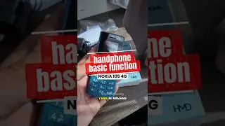 Handphone basic function Nokia 105 4G #mykhalishjourney
