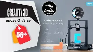 Creality 3D Ender-3 V3 SE Printer Sprite Direct Extrusion 250mm/S Faster Printing Speed Dual Z-Axis