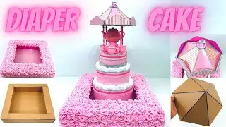 TEAPOT CAROUSEL DIAPER CAKE #shortvideo
