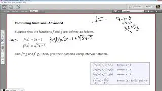 Combining functions - advanced