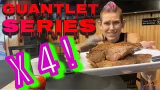 P-Dubs SPORTS BAR | 4 CHALLENGE GAUNTLET SERIES | BACK TO BACK X4 | MOLLY SCHUYLER ~ MOM VS FOOD