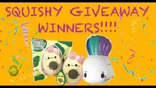 Winners of Yayday tv squishy giveaway! Squishy giveaway winners Yayday tv