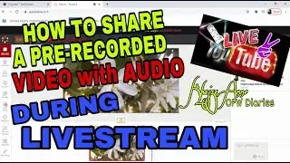 VL9 - HOW TO STREAM A PRE-RECORDED VIDEO WITH AUDIO IN YOUTUBE FOR BEGINNERS / TAGALOG VERSION