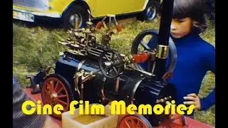 Steam fair, Vintage 1970s cine film