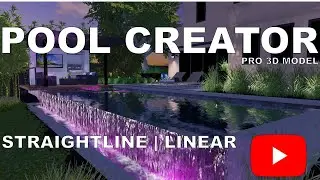 The Brady Pool - Pool Creator Pro 3D Model