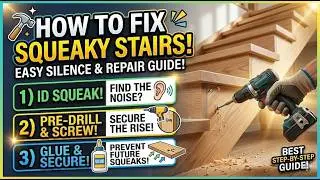 Squeaky Stairs: Locating and Silencing Methods to Stop Creaky Stairs
