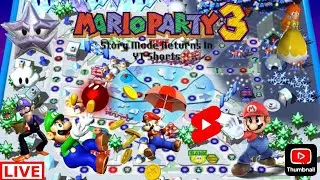 Mario Party 3 Story Mode Live Stream Part 3 Finally Heading Off To Woody Woods. In Past #shorts