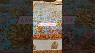 Vlivinn presents Traditional ANOKHI Printed Jaipuri Double Bed Bedsheet With 2 Pillow Cover 😍😍