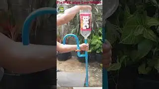How to fix PVC pipe faucet low water pressure #short