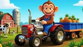 Monkey Farmer Fixes. Tractor and Move Breakdown. 