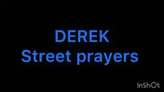 Derek - Street Prayers 
