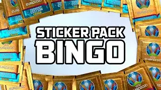 EURO 2020 STICKER BINGO!!! (Panini Euro 2020 Pack Opening!)