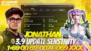Jonathan BGMI Sensitivity Revealed 🔥Best Controls & Sensitivity Settings (100% Tested✅) 