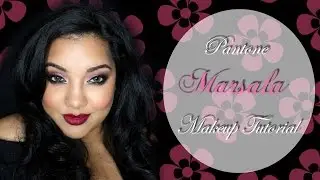 Pantone Makeup Tutorial: Marsala