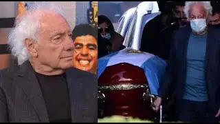 Guillermo Coppola en la despedida de Diego Maradona: 