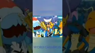 #amv Ash journey of Top 16 to Alola champion to World champion #ash #pokemon #worldchampion #shorts