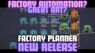 This Automation Game Has Great Style Factory Planner #newgame