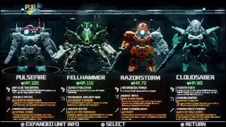 Dreams PS4 - Advanced Assault Character Select Screen | Version 1