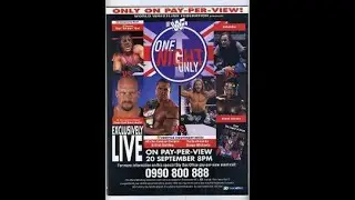 Top 10 Most Attended Pre-2000s U.K. Wrestling Events